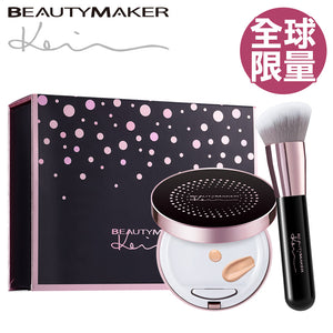Caviar Elastic Perfect Golden Cushion and Foundation Brush Set 魚子緊緻完美底妝限量禮盒